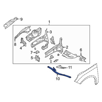 Ford OE - Front Suspension Subframe Crossmember