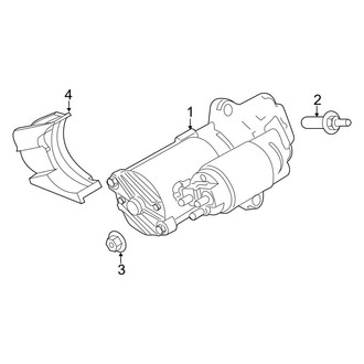 Ford OE - Electrical - Starter (2.0L 9 Engine VIN Character)