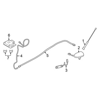 Ford OE - Electrical - Antenna (With Sync), (Flex / Gas)