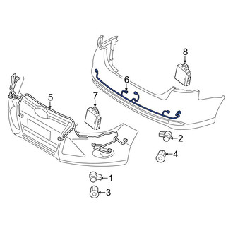 Ford OE - Rear Parking Aid System Wiring Harness
