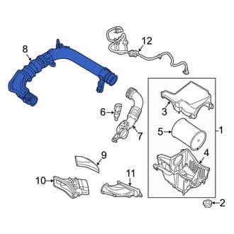 Ford OE - Engine Air Intake Hose