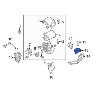 Ford OE - Inner Engine Air Intake Hose
