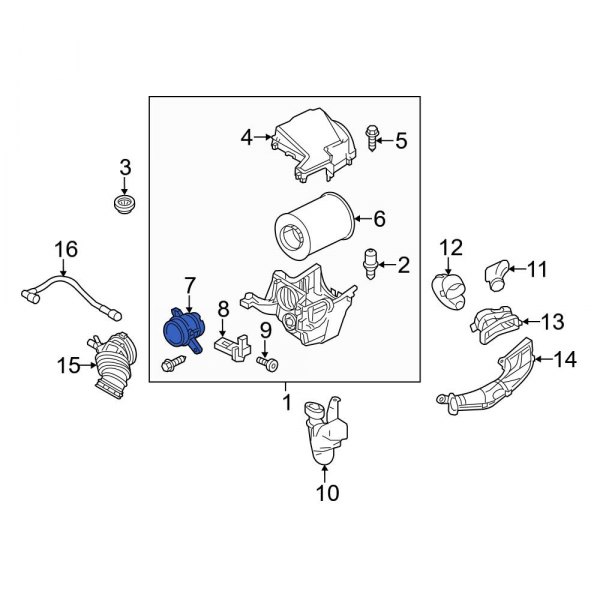 Engine Air Intake Hose