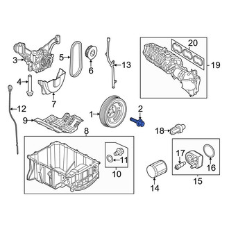 Ford OE - Engine Crankshaft Pulley Bolt