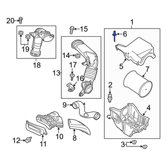 Ford OE - Air Cleaner Cover Bolt