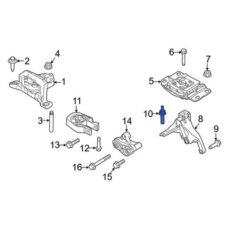 Ford OE - Manual Transmission Mount Bolt