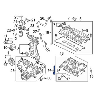 Ford OE - Engine Oil Pan Bolt