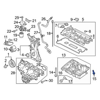 Ford OE - Turbocharger Mounting Bolt