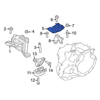 Ford OE - Manual Transmission Mount