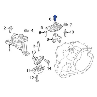 Ford OE - Upper Manual Transmission Mount Bolt