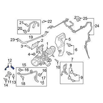 Ford OE - Turbocharger Oil Line Gasket