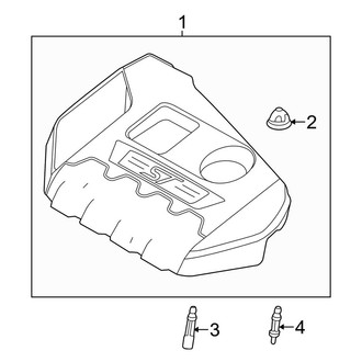 Ford OE - Engine / Transaxle - Engine Appearance Cover (ST)
