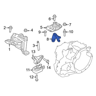 Ford OE - Upper Automatic Transmission Mount Bracket