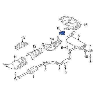 Ford OE - Rear Floor Pan Heat Shield