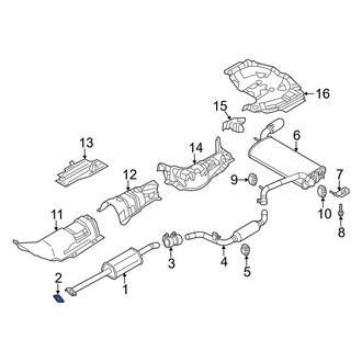 Ford OE - Rear Catalytic Converter Gasket