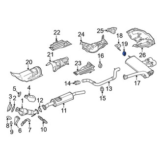 Ford OE - Exhaust System Hanger