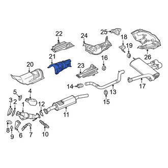 Ford OE - Front Floor Pan Heat Shield