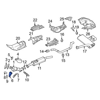 Ford OE - Front Catalytic Converter Bracket