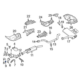 Ford OE - Catalytic Converter Spacer