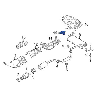 Ford OE - Rear Floor Pan Heat Shield