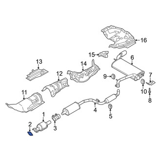Ford OE - Rear Catalytic Converter Gasket