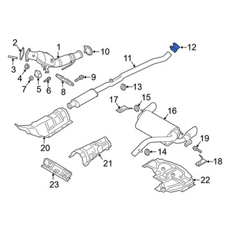 Ford OE - Exhaust Muffler Clamp