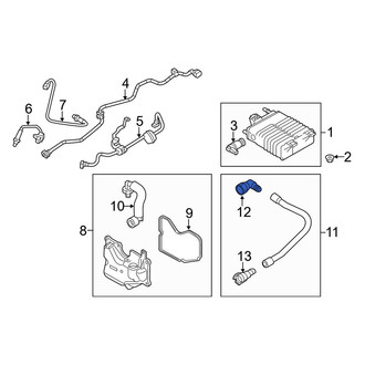 Ford OE - PCV Valve Elbow