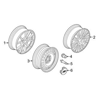 Ford OE - Wheels & Trim (19"), (Flex / Gas)