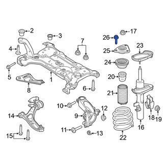 Ford OE - Suspension Strut Mount Bolt