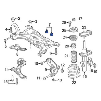 Ford OE - Outer Steering Tie Rod Nut