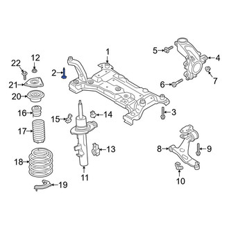 Ford OE - Rear Suspension Crossmember Bolt