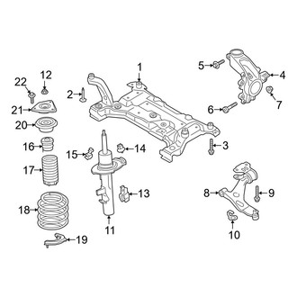 Ford OE - Front Suspension - Suspension Components (RS)