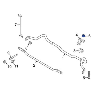 Ford OE - Door Check Nut