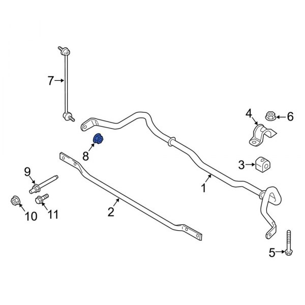 Suspension Stabilizer Bar Link Nut