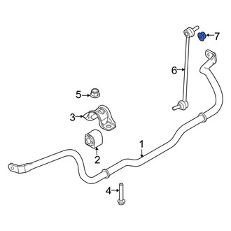 Ford OE - Rear Suspension Stabilizer Bar Link Nut