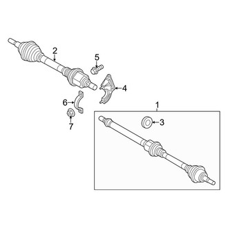 Ford OE - Front Suspension - Drive Axles