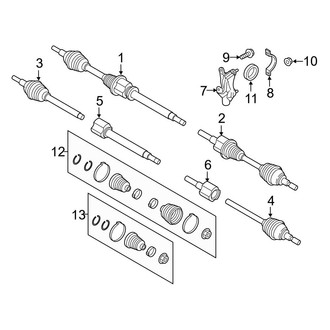 Ford OE - Front Suspension - Drive Axles (RS)