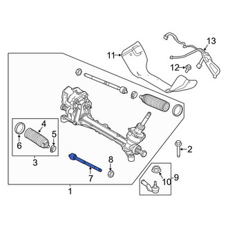 Ford OE - Left Outer Steering Tie Rod End