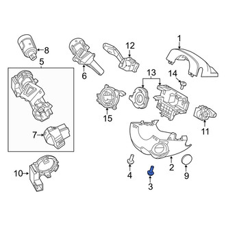 Ford OE - Steering Column Cover Screw