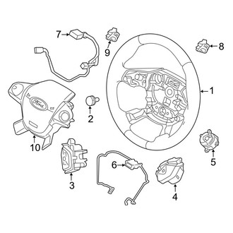 Ford OE - Steering Wheel & Trim (S / SE / ST / Titanium)