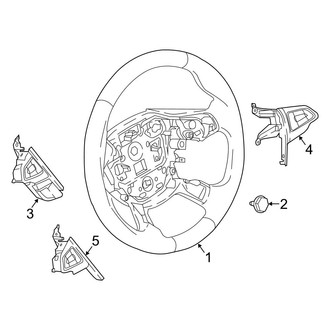 Ford OE - Steering Wheel & Trim (RS)