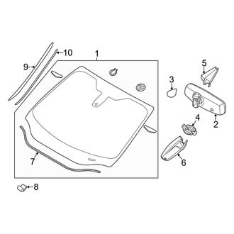 Ford OE - Windshield Glass