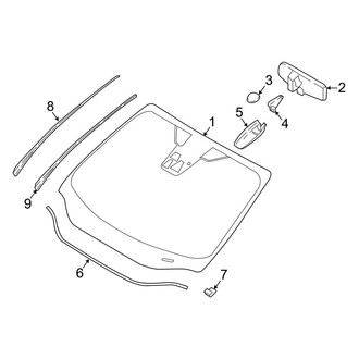 Ford OE - Windshield Glass (RS)