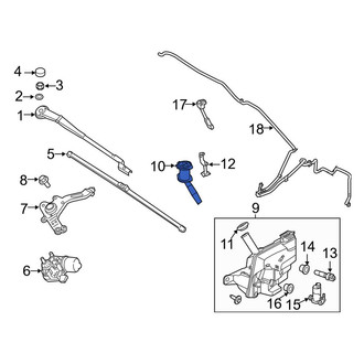 Ford OE - Front Washer Fluid Reservoir Filler Pipe