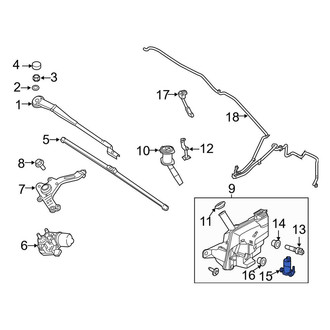 Ford OE - Windshield Washer Pump