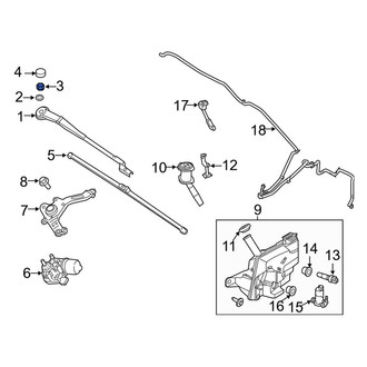 Ford OE - Wiper Arm Nut
