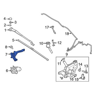 Ford OE - Left Wiper Motor Bracket