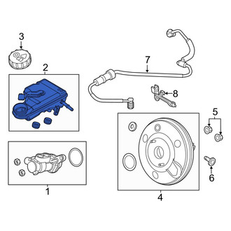 Ford OE - Brake Master Cylinder Reservoir