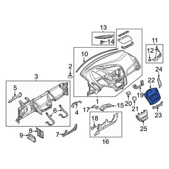 Ford OE - Instrument Panel Bezel