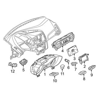 Ford OE - Instrument Panel - Cluster & Switches (S / SE / Titanium 2.0L)